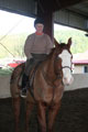 Debbie happy with her new horse, Cody thumbnail